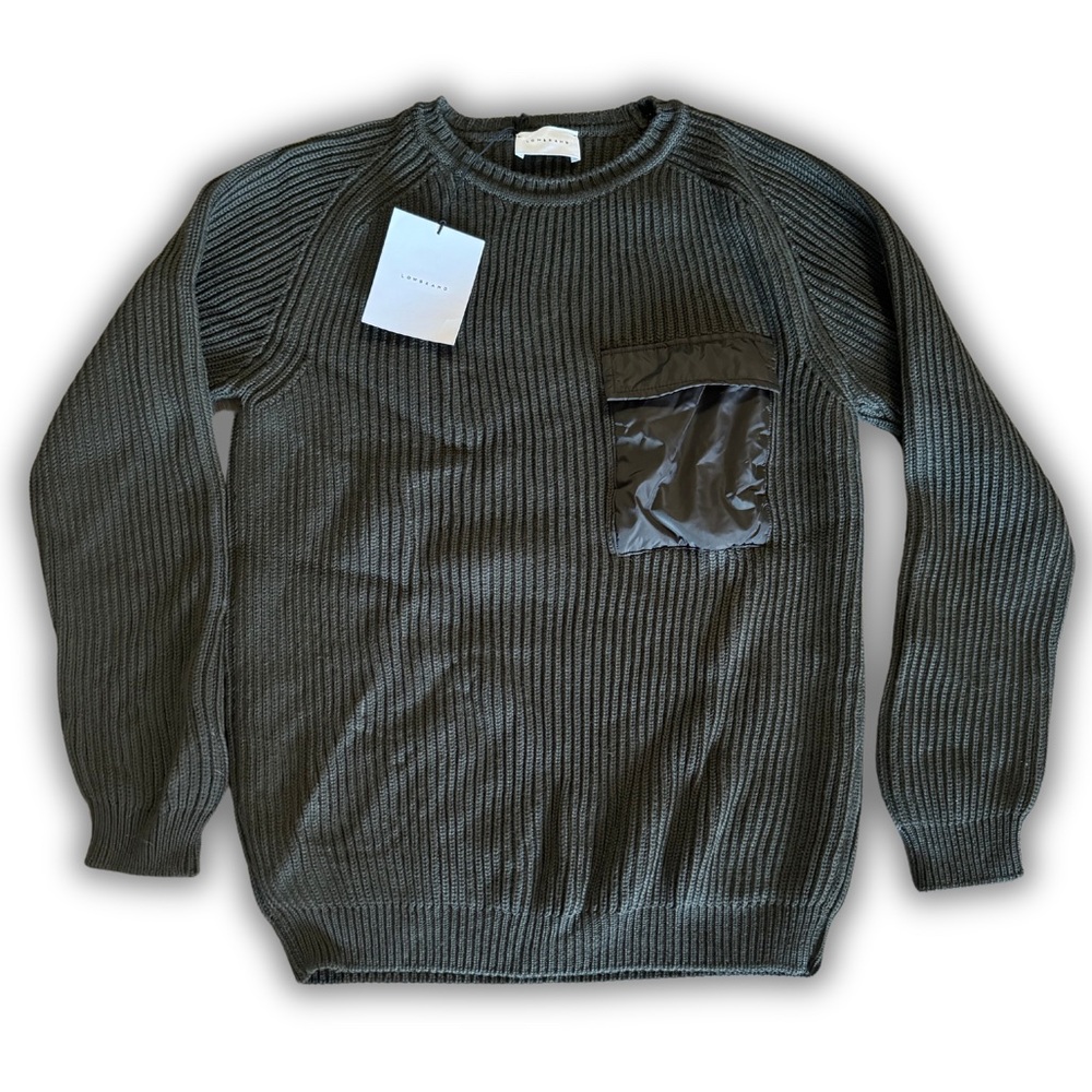 NWT | Low Brand Men’s Italy | Pure Virgin Wool Sweater with Pocket | Size: M